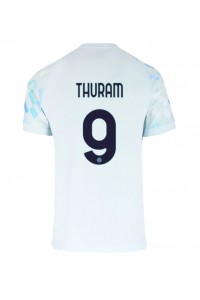 Inter Milan Marcus Thuram #9 Jalkapallovaatteet Vieraspaita 2025-26 Lyhythihainen